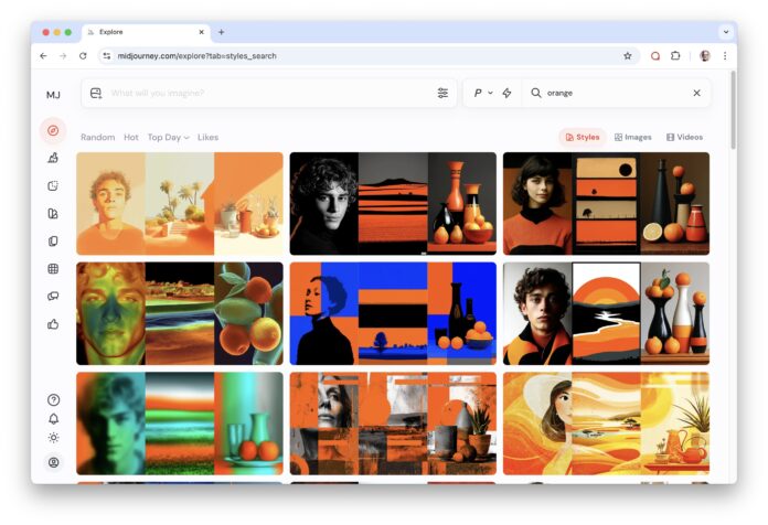 Midjourney Style Explorer